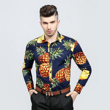 Load image into Gallery viewer, The Kid Blocker 2: Mens Long Sleeve Casual Shirt Tropical Hawaiian Shirt