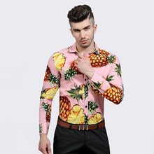 Load image into Gallery viewer, The Kid Blocker 2: Mens Long Sleeve Casual Shirt Tropical Hawaiian Shirt