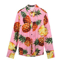 Load image into Gallery viewer, The Kid Blocker 2: Mens Long Sleeve Casual Shirt Tropical Hawaiian Shirt