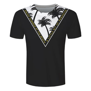 Reverse V Neck: Coconut Tree