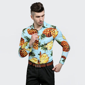 The Kid Blocker: Hawaiian Pineapple Tropical Shirt